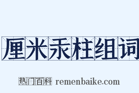 厘米汞柱组词是什么意思的图片